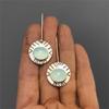 Vintage Bohemian Dangle Earring Women Trendy Silver Color Round Earring Bridal Engagement Party Jewelry Gifts