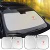 Складной солнцезащитный козырек на лобовое стекло автомобиля для Model 3 Model S Model X Mod WYE K80 Roadster Invader Mod WYE