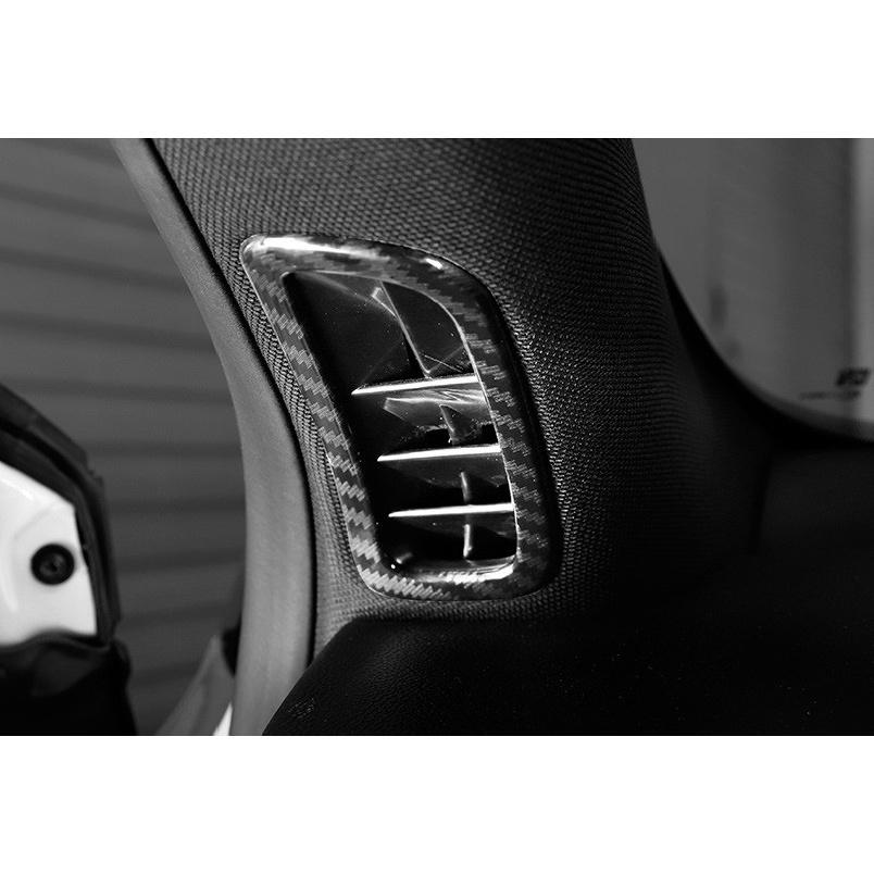 Fit For Lincoln MKZ 2014-2020 Carbon Fiber A Post Air Outlet Vent Cover Trim 2PC