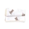 MUSLIN BLANKET 100X75 WITH LACE Bear