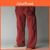 Casual Pants For Men With Printed Cotton Linen Fabric For Spring Urban Style Comfort