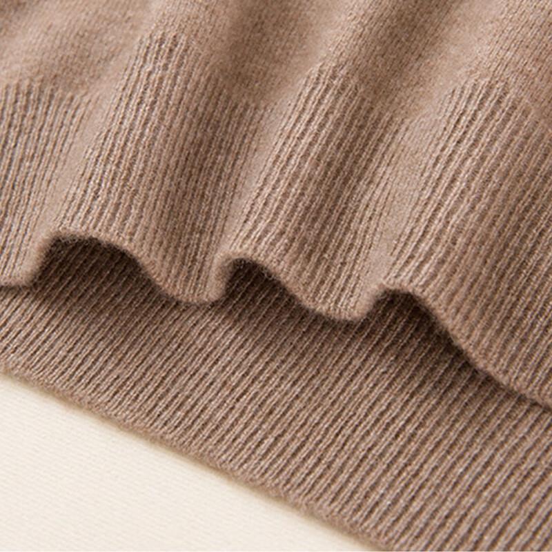 Hengyuanxiang Women's V-Neck Thickened Cashmere Vest