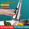 Rotary Kitchen Faucet 3 in 1 for The Sink Three-way Tap Bathroom Sink Shower Head Kitchen Faucet Nozzle Adapter Pressure Faucet