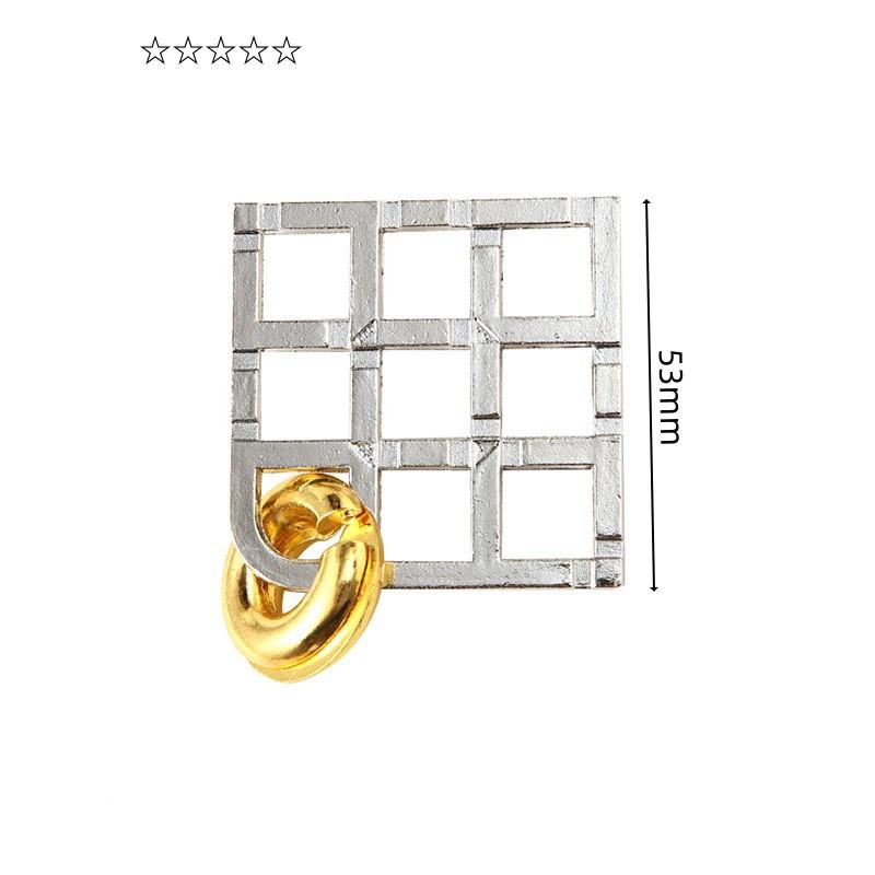 Kid Educational Puzzle Toy Luban Lock Alloy Logic Puzzle Chinese Play Classical