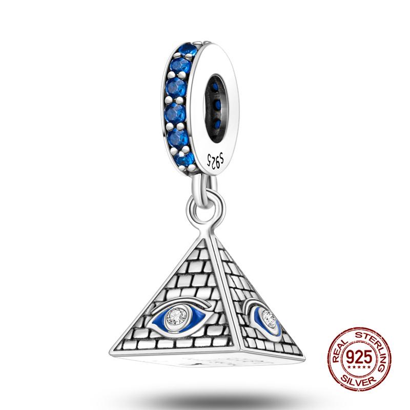 Original Charm Copper Landmark Building Series Charm Bead Fit 3Mm Original Bracelet For Women Diy Fine Jewelry Gift