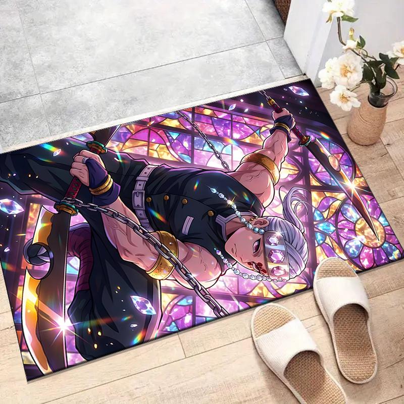 Uzui Tengen2Printed Area Rug Carpet for Bedroom Living Room Home Decor Rugs Mat Non Slip Mat Rug for Bedside