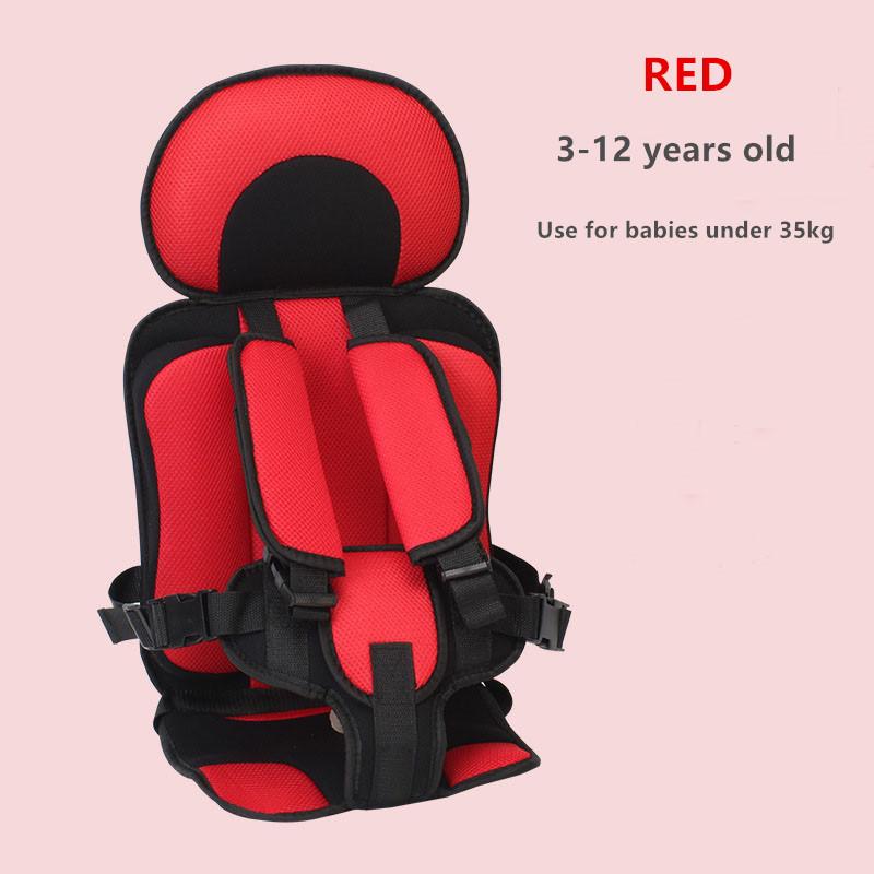 NEW Child Safety Seat Mat for 6 Months To 12 Years Old Breathable Chairs Mats Baby Car Seat Cushion Adjustable Stroller Seat