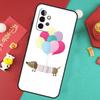 Мультяшный чехол такса сосиска для Samsung Galaxy A13 A33 A53 A15 A25 A35 A55 A54 A34 A14 A71 A51 A12 A32 A52