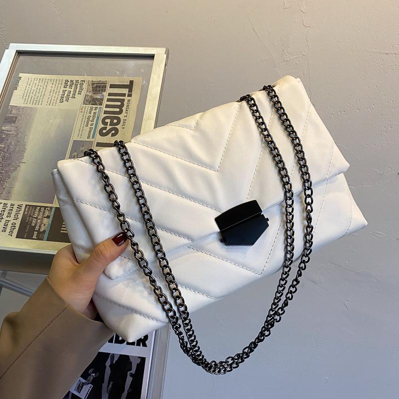 Модная женская сумка через плечо из искусственной кожи с цепочным ремешком, сумка через плечо, кошелек-тоут MIT