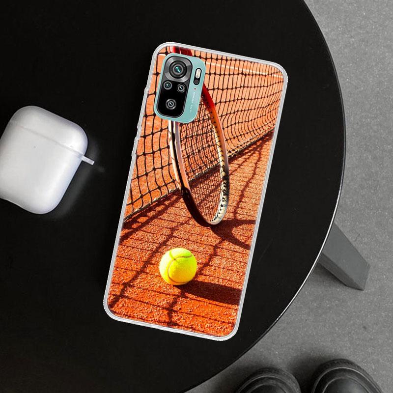 Спортивный чехол для телефона с рисунком в виде тенниса для Xiaomi Redmi Note 15 14 13 12 11 Pro Plus 14S 12S 11S 11T 11E 10S 10 Индивидуальные Fundas Redmi N