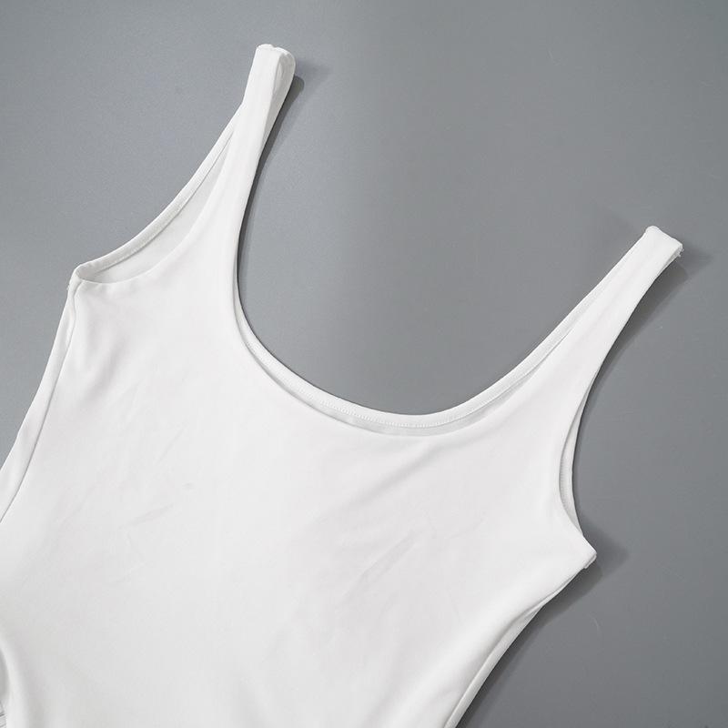 Sexy Women High Split Fashion Party Evening Night Club Wrap Y2K White Dress Summer Sleeveless Casual Beach Dresses