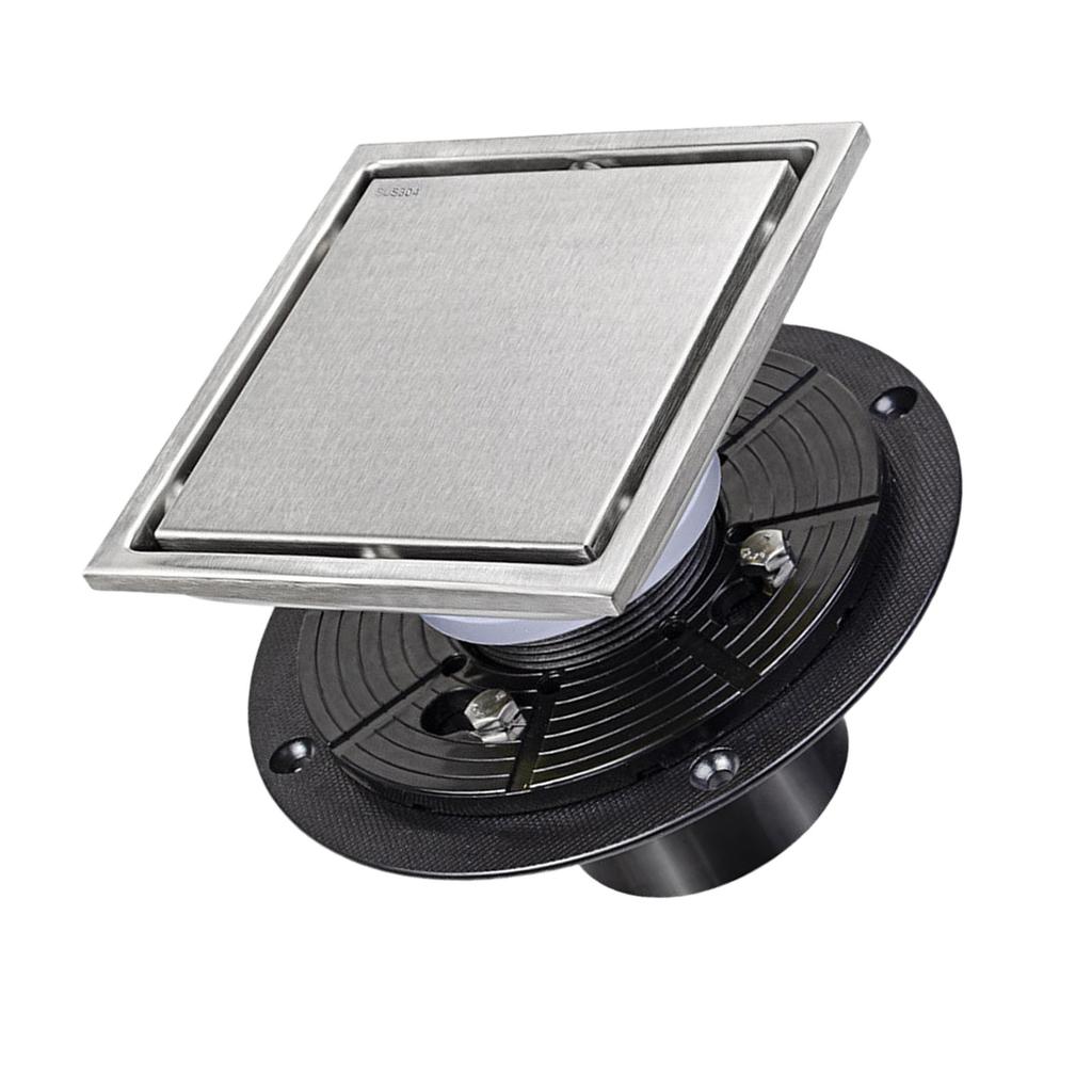 Квадратный слив для душа 4 дюйма слив для ванной с легкоочищаемым фильтром квадратный слив для ванной простой монтаж