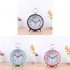 Простые мини-часы, настольный будильник, студенческий детский прикроватный будильник, круглые часы, портативный ручной будильник