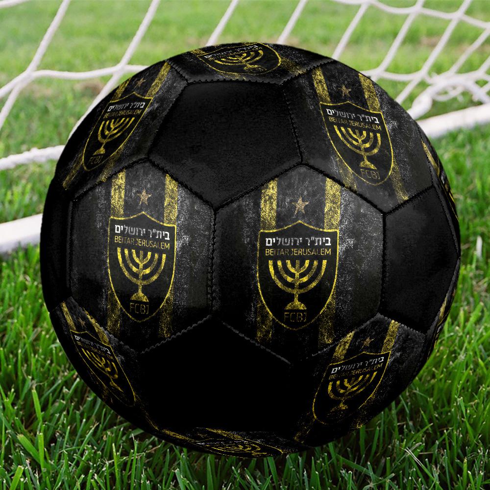 Beitar Jerusalem Football Club Soccer Ball Colorful All Ages Machine Stitched PVC Competition Ready Durable High-Bounce.SIZE5