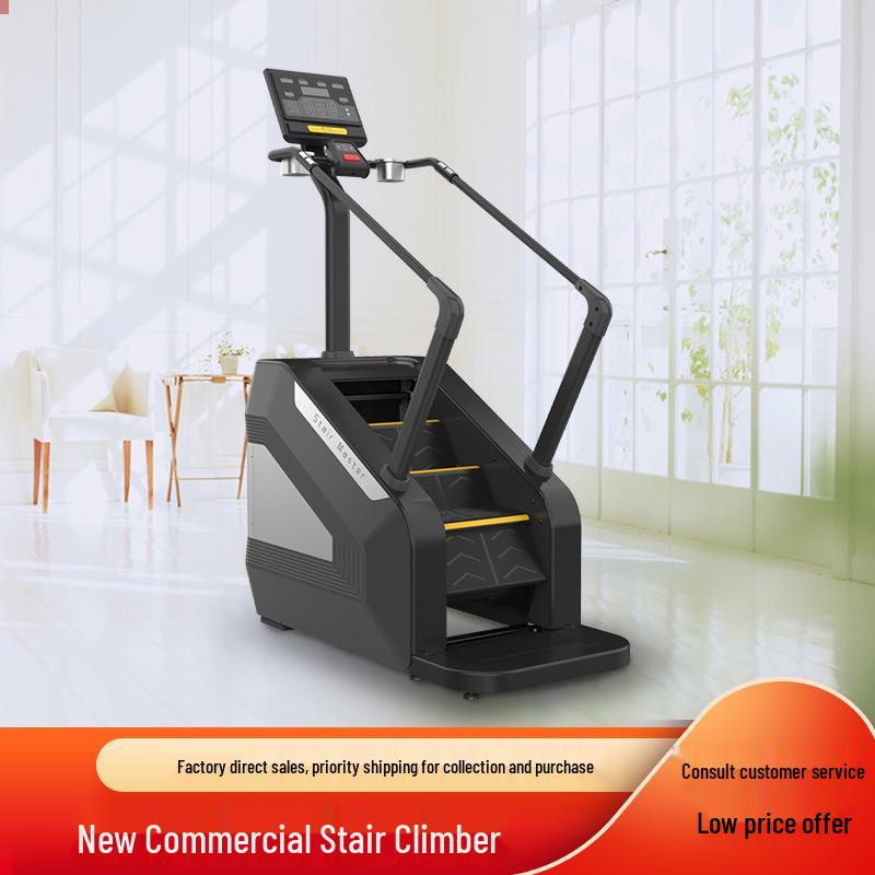 Commercial Indoor Fitness Stair Climber with Smart Controls and Emergency Stop