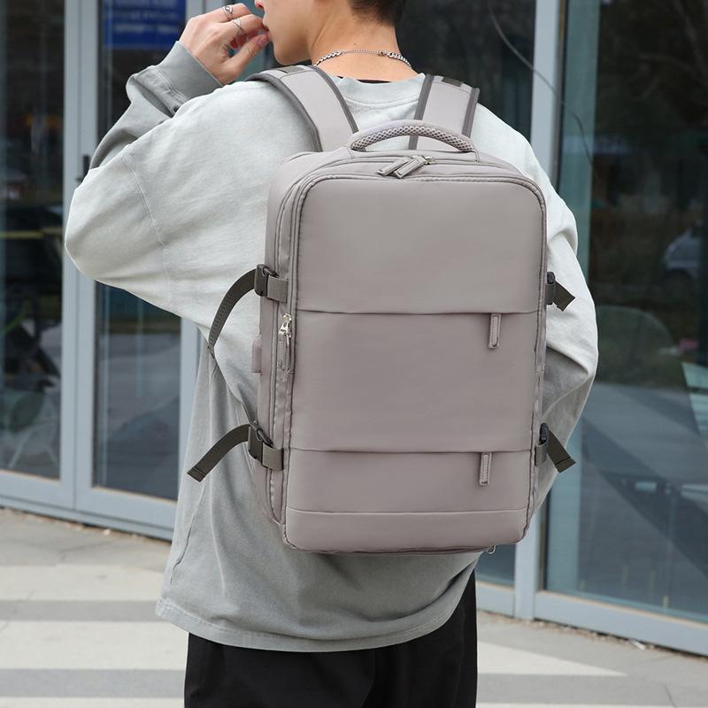 Большая вместительная дорожная сумка с защитой от брызг, модный портативный рюкзак для путешествий на открытом воздухе, мужская деловая сумка для ноутбука