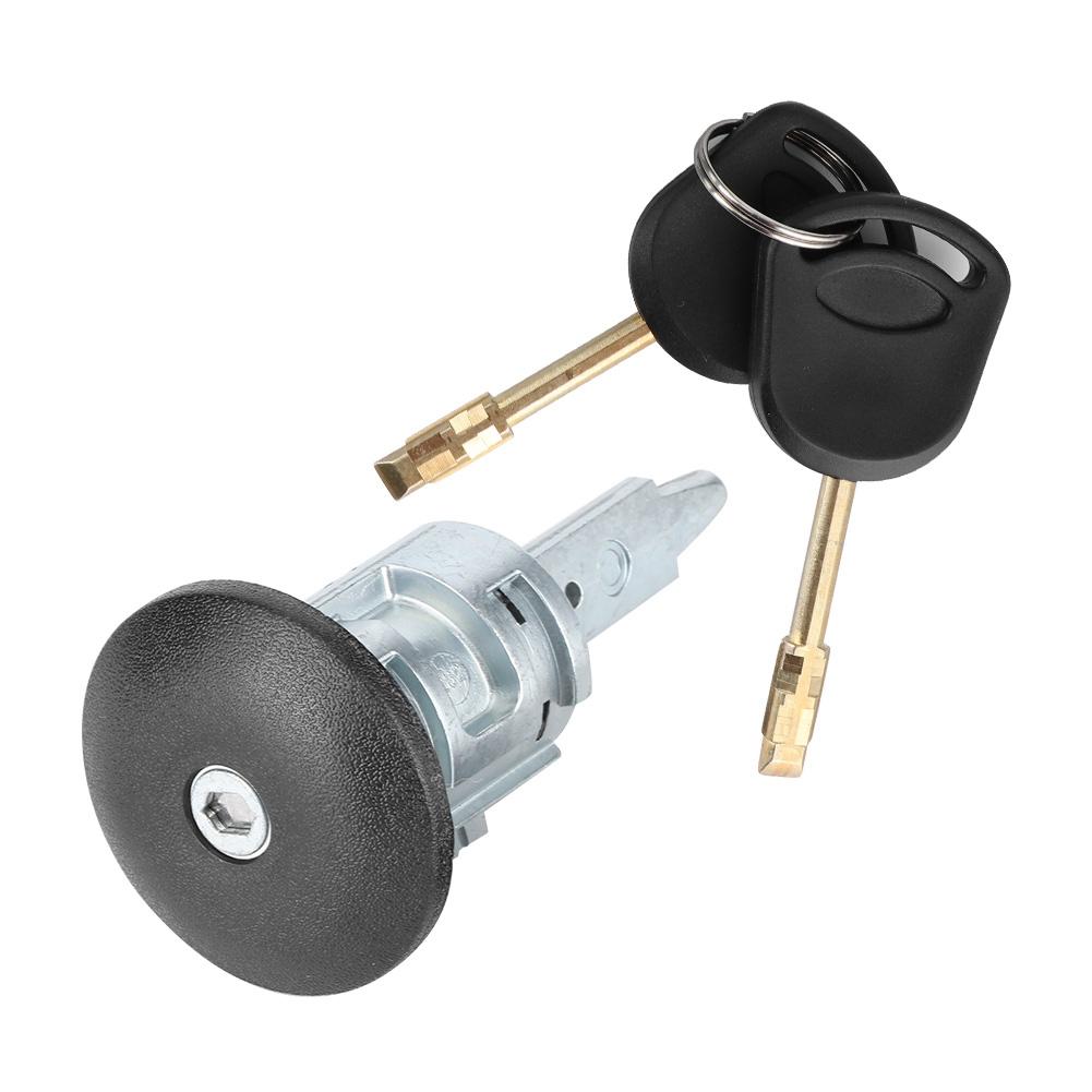 Car Front Right Door Lock Barrel with 2 Keys Fit for Ford Transit MK6 2000‑2016