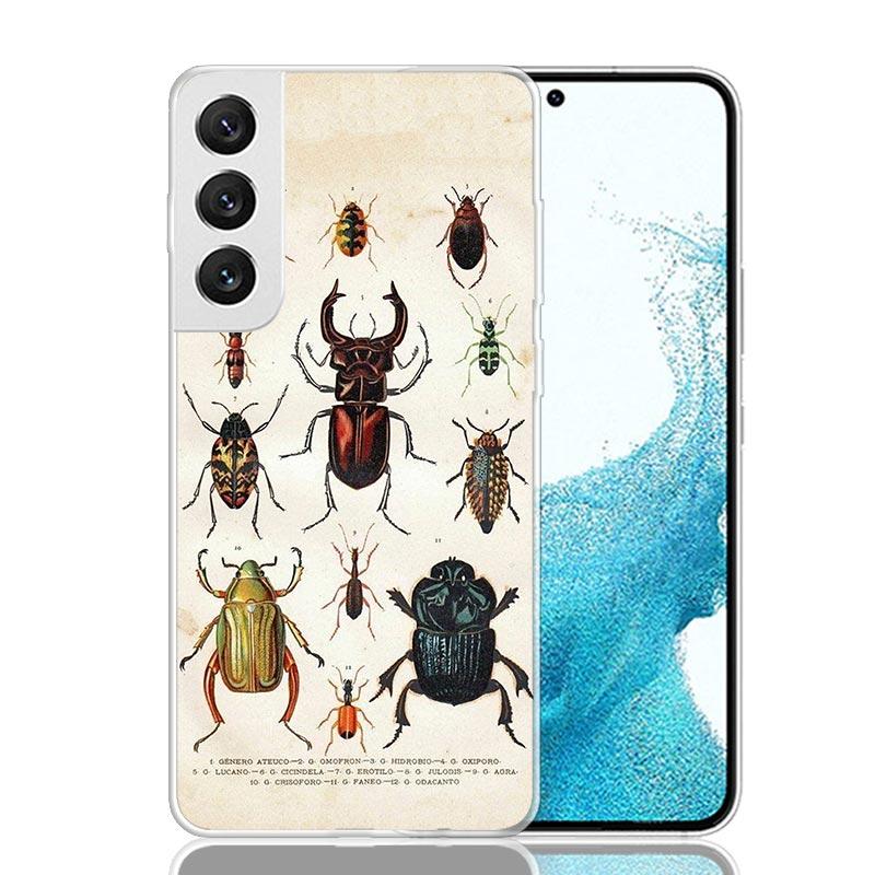 Научный чехол для телефона с изображением насекомых и пчел для Samsung Galaxy S26 S25 Edge S24 S23 FE S22 Ultra S21 Plus S20 + Fundas Cover C