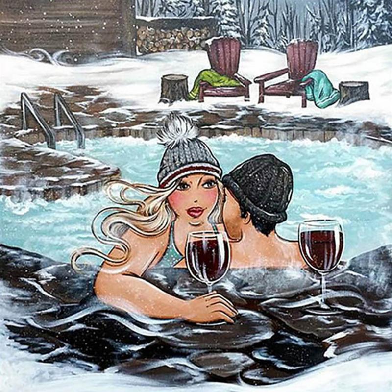 5D алмазная живопись мультфильм сексуальные женщины полный круглый толстые дамы вышивка алмазная мозаика изображение стразы Декор подарок