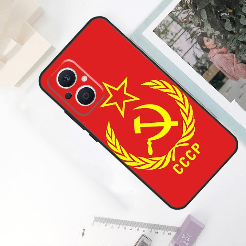 СССР Советский Союз Россия Чехол Для OPPO Reno 11F 10 Pro 4 5 6 7 8 Lite 4Z 5Z 8T OPPO Find X5 X6 Pro X2 X3 Neo Обложка