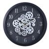 Industrial Retro Gear Wall Clock Old Craft Rotating Running Gear Clock Living Room Bedroom Wall Decoration Clock