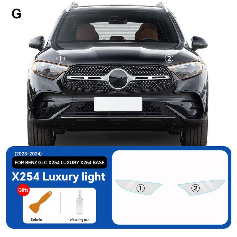 TPU for Mercedes-Benz GLC X254 Luxury X254 Base 2024 Headlights Paint Protection Film Clear Bra PPF Decal Kit Accessories