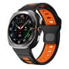 Спортивный ремешок для Samsung Galaxy Watch Ultra 47 мм Сменный браслет для Galaxy Watch Ultra Двухцветный силиконовый ремешок на запястье