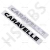ABS Car Trunk Body Letters Words Logo Badge CARAVELLE Emblem Decals Sticker Emblem Caravelle Letter 7H9853687739 Accessories
