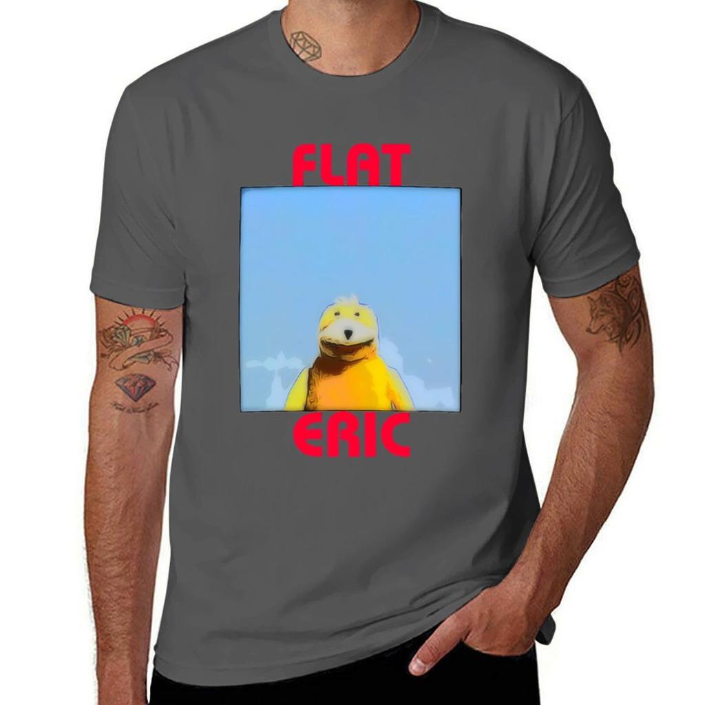 Футболка Flat Eric смешные костюмы спортивные фанаты кроссвит футболка мужская приталенные футболки для мужчин