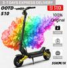 OOTD S10 Электросамокат Складной 10-дюймовые Внедорожные Шины 1400 Вт 48 В 20 Ач Аккумулятор Подсветка Складной Мини Электросамокат