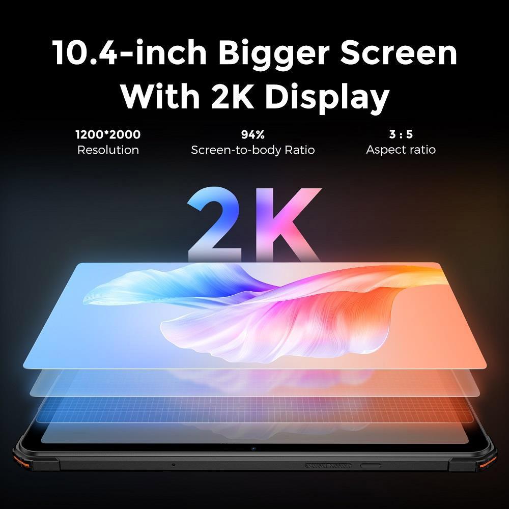 FOSSiBOT DT1 10.4in FHD Tablet, MT8788 Octa-core, 8GB RAM 256GB ROM, 16MP Front Camera 48 Rear Camera, Android 13