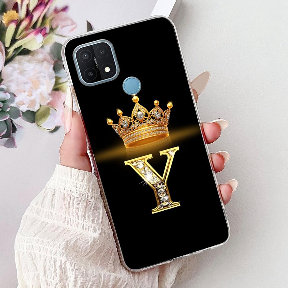 For Oppo A15 Case CPH2185 Stylish Letters Cover Clear Silicone Phone Case For Oppo A15s A 15 OppoA15 OppoA15s Soft Fundas Bumper
