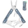 NexTool Multitool Mini Sailor Compact Multitool with Needle Nose SIM Card Gift for Men Blue S11, 11-in-1 Pliers, Scissors, Extractor, Screwdriver,