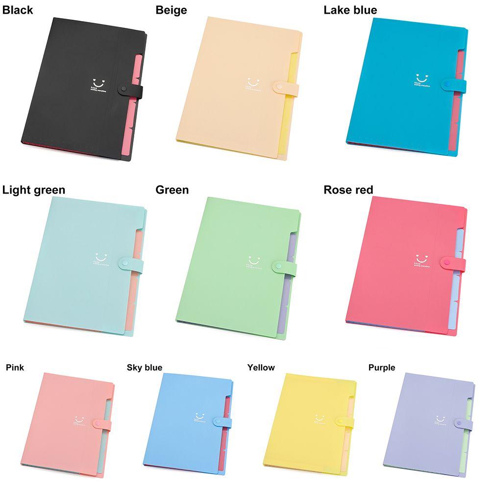 Large Capacity File Classify Document Holder Data Book A4 File Bag Portfolio Bill Folder Holder