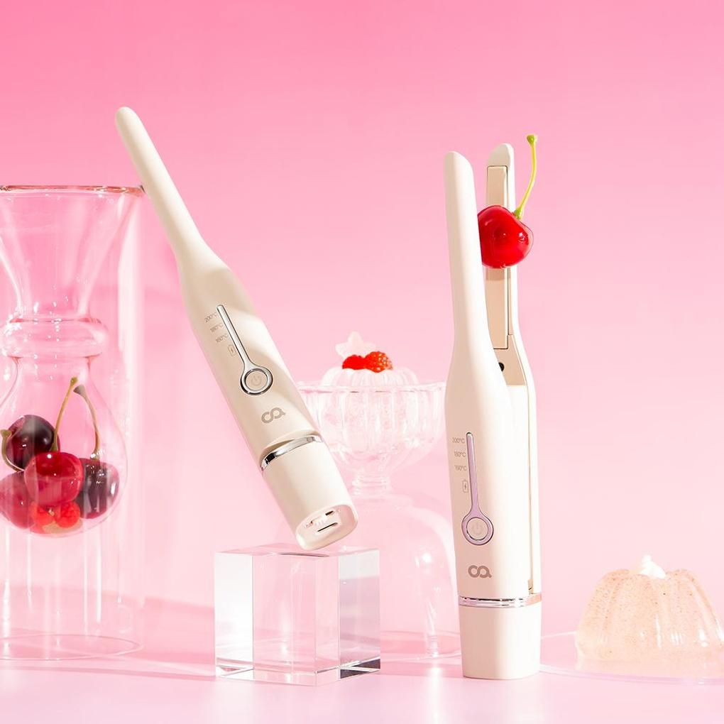 Oha Wireless Root Volume Curler 5000 Mini Forehead Curler Thin Hair Curler