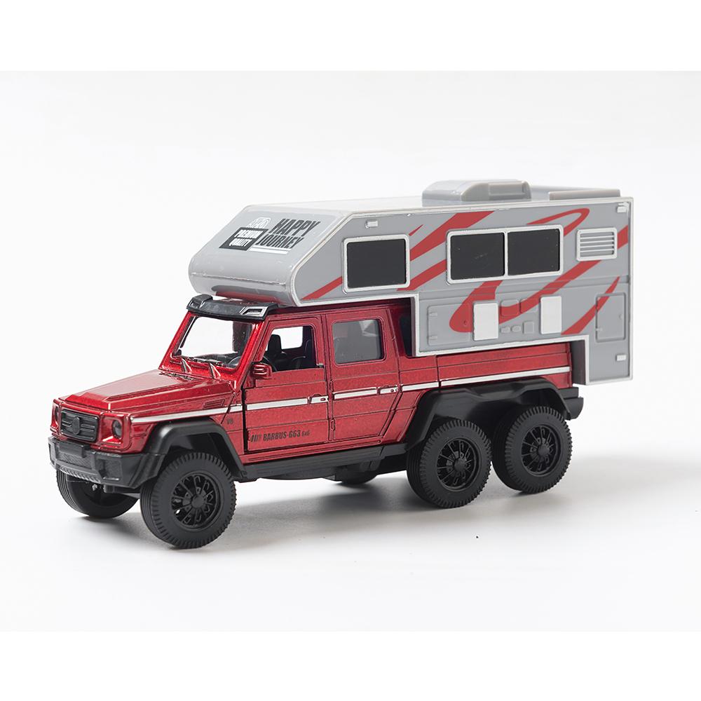 1:32 масштаба литой металлической классической модели автодома с инерционным механизмом