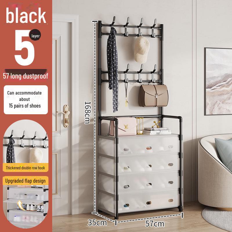 Shoe & Hat Rack: Multi-Layer, Space-Saving, Folding, Simple Dormitory Storage Solution
