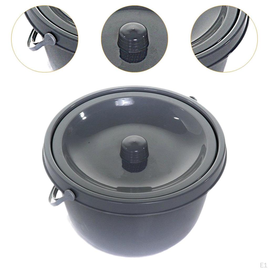 Ночной горшок писсуар легкая крышка, герметизирующая запахи переносной туалетный бачок прикроватный комод для спальни