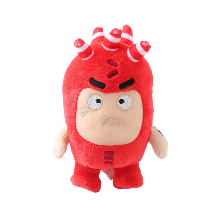 Новые 8 шт./Лот Мультяшные Плюшевые Игрушки Oddbods Набитые Игрушки для Детей Коллекция Детских Игрушек Кукла для Детей Рождественский Подарок на День Рождения Украшение для Дома 18 см
