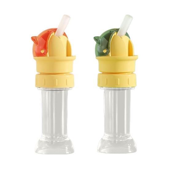 Многоразовая крышка для бутылки с водой с соломинкой, пылезащитный чехол, защищающий от удушья, портативный аксессуар для питья с соломинкой для детей