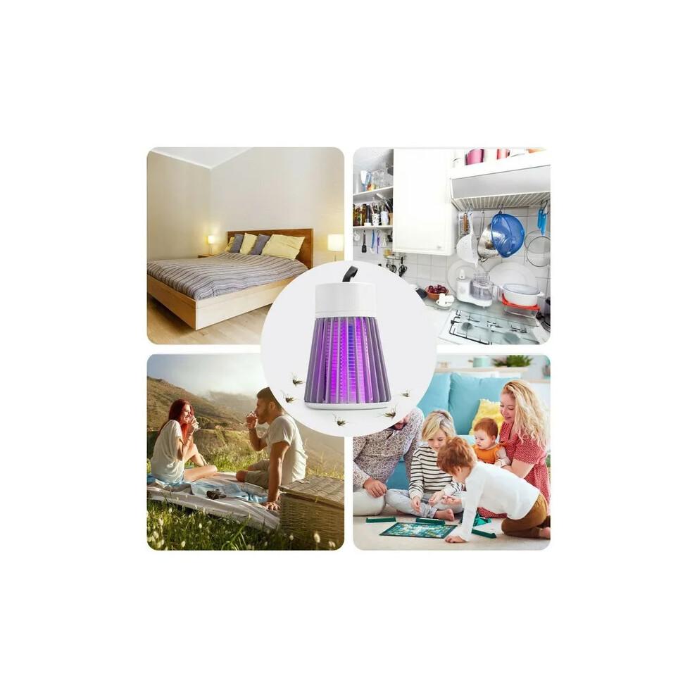Electric Mosquitoes Zapper Bug Zapper Mosquito Fly Killer Indoor Light with Hanging Loop Electric Killing Lamp