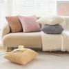 45x45CM Square Pillow Case Puff Lattice Elegant Solid Color Modern Zipper Polyester Sofa Bedroom Home Decoration Pillow Cushion Cover