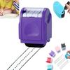 Yousheng Race Track Stamp Self Inking Line Road Stamp Roller Компактный дизайн Портативный штриховой почерк Линии Практика Roller Stamp для детей