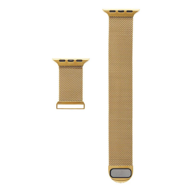 Iwatch Magnetic Strap Band For Ultra Milanese With Double Clasp Magnetic Closure For Business Style Comfort