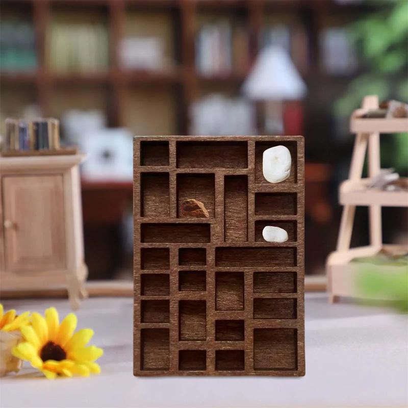 1 шт. деревянная миниатюрная хрустальная полка своими руками, простая установка, миниатюрная полка для безделушек, прочный кукольный домик, домашний декор