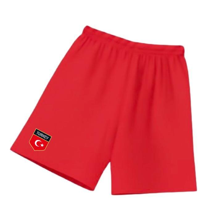 Ensemble short et maillot de foot - NPZ - Turquie - Rouge - 14 ans - 100% polyester