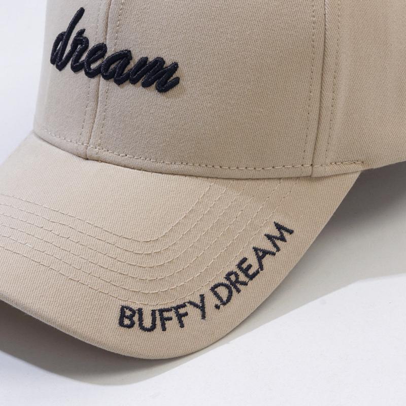 Hat Women's Summer New Hardtop Baseball Hat Men's Fashion Letter Embroidered Sunscreen Duck Tongue Hat Couple Hat