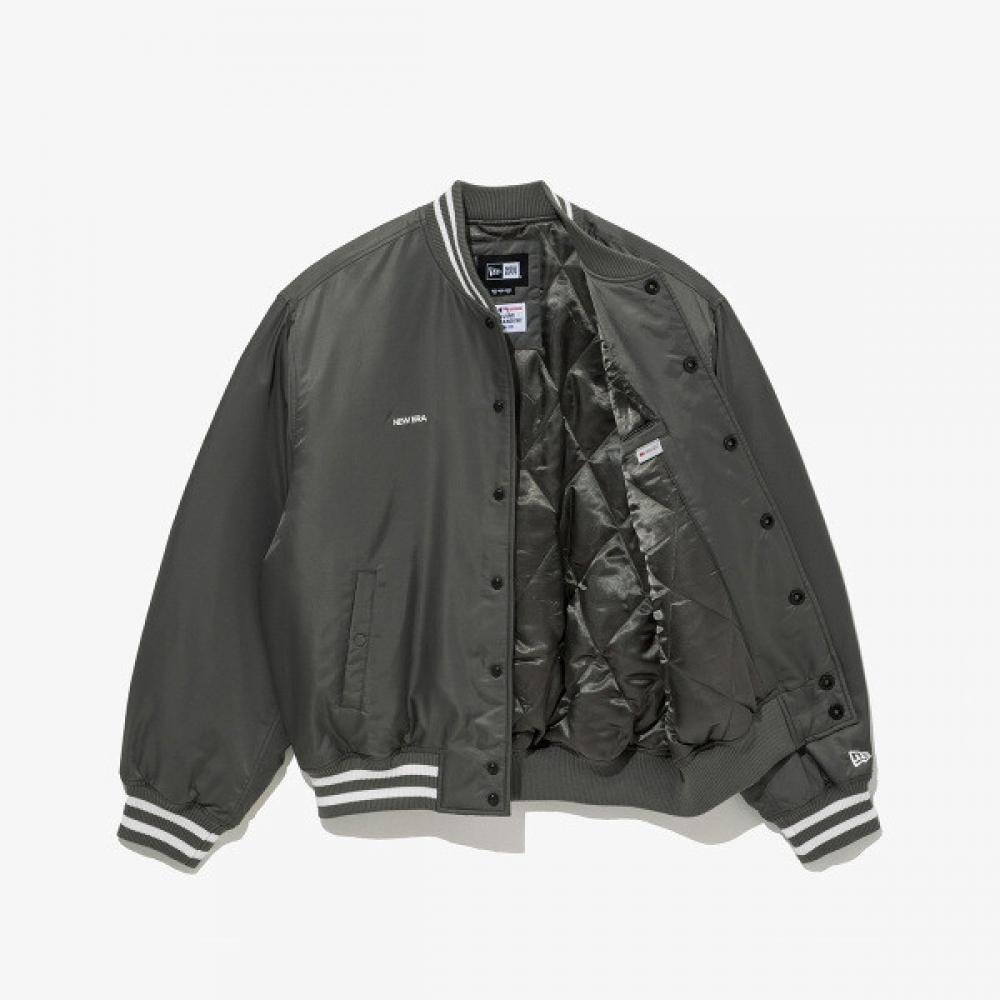 Куртка стадионная нейлоновая New Era Mlb La Dodgers Серая 14742037