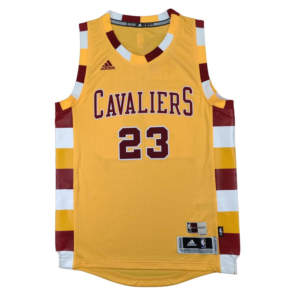 Adidas X Сотрудничество НБА Леброн Джеймс Кавальерс Сезон 15-16 Макдональдс Ретро Свингмен Термопресс Комфортная Баскетбольная Майка AS8145