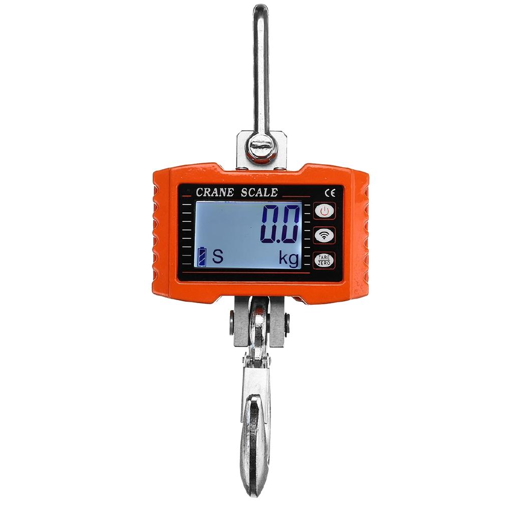 HD LED Display Wireless Electronic Hook Scales Heavy Duty Digital Hanging Scale Crane Scale with Remote Control 1000kg